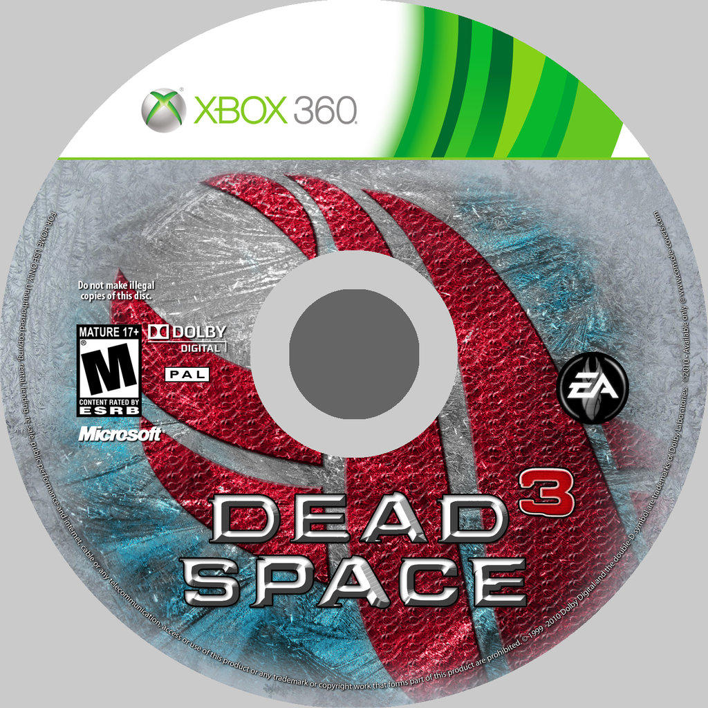 Dead Space 3 disc cover design