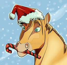 Happy Holiday Horse