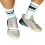 Boy in Nike Air 270 and white socks.