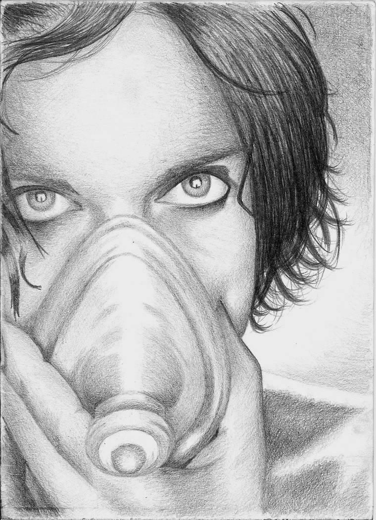 Ville with an oxygen mask by Karoleenka on DeviantArt