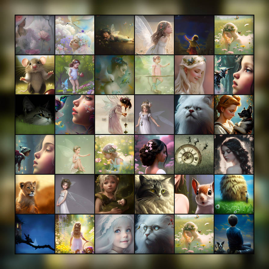 Collage Fanatsy Characters collage Fantasie by krummervogel on DeviantArt