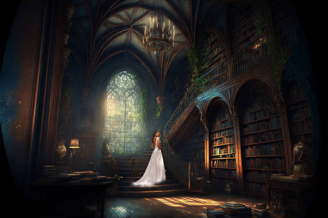 Fantasy Library by krummervogel on DeviantArt