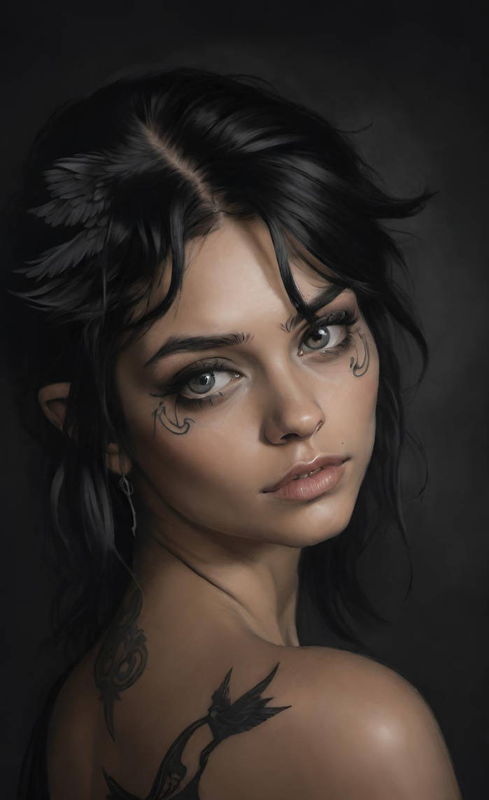 Buff Elf Portrait Portrait Elfe by krummervogel on DeviantArt