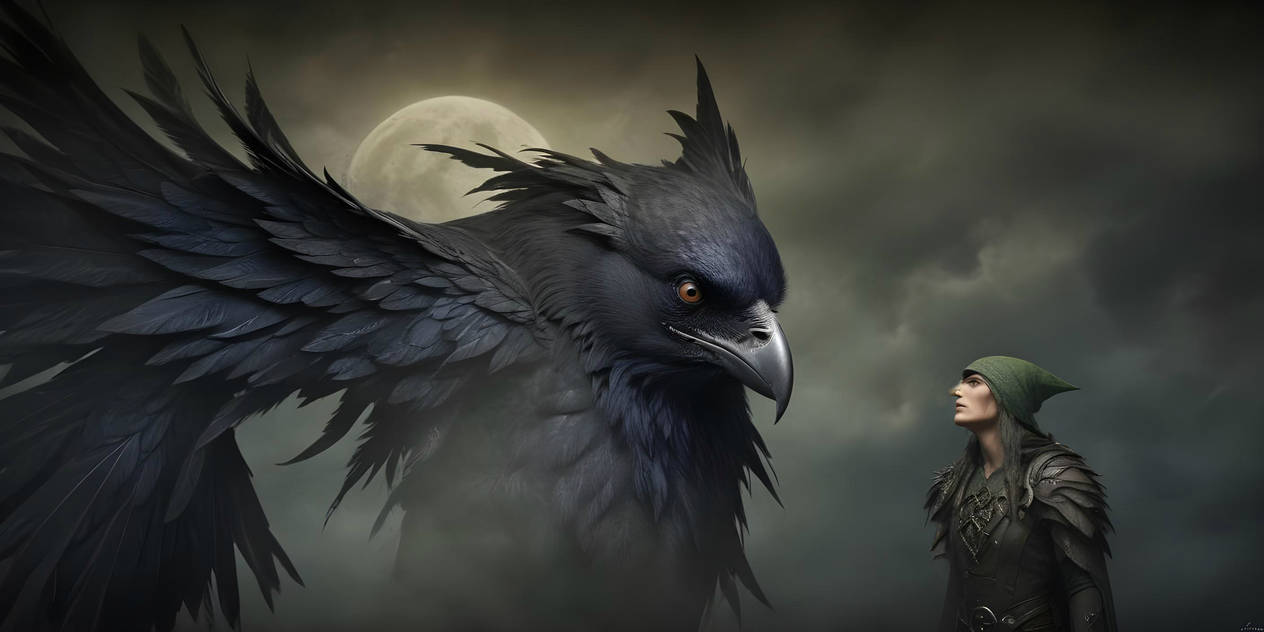 Fated Raven raven Fantasy by krummervogel on DeviantArt