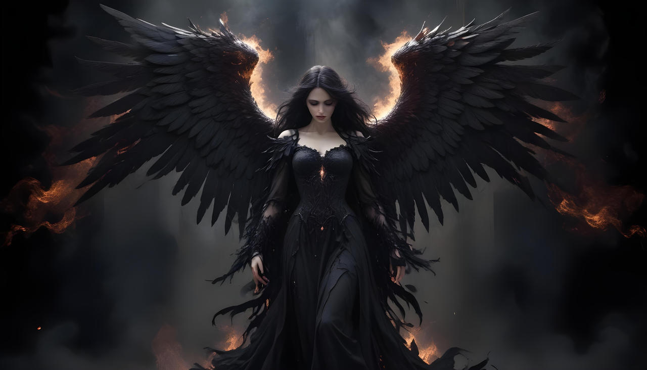 Fallen Angel Rear View fallen Angel by krummervogel on DeviantArt