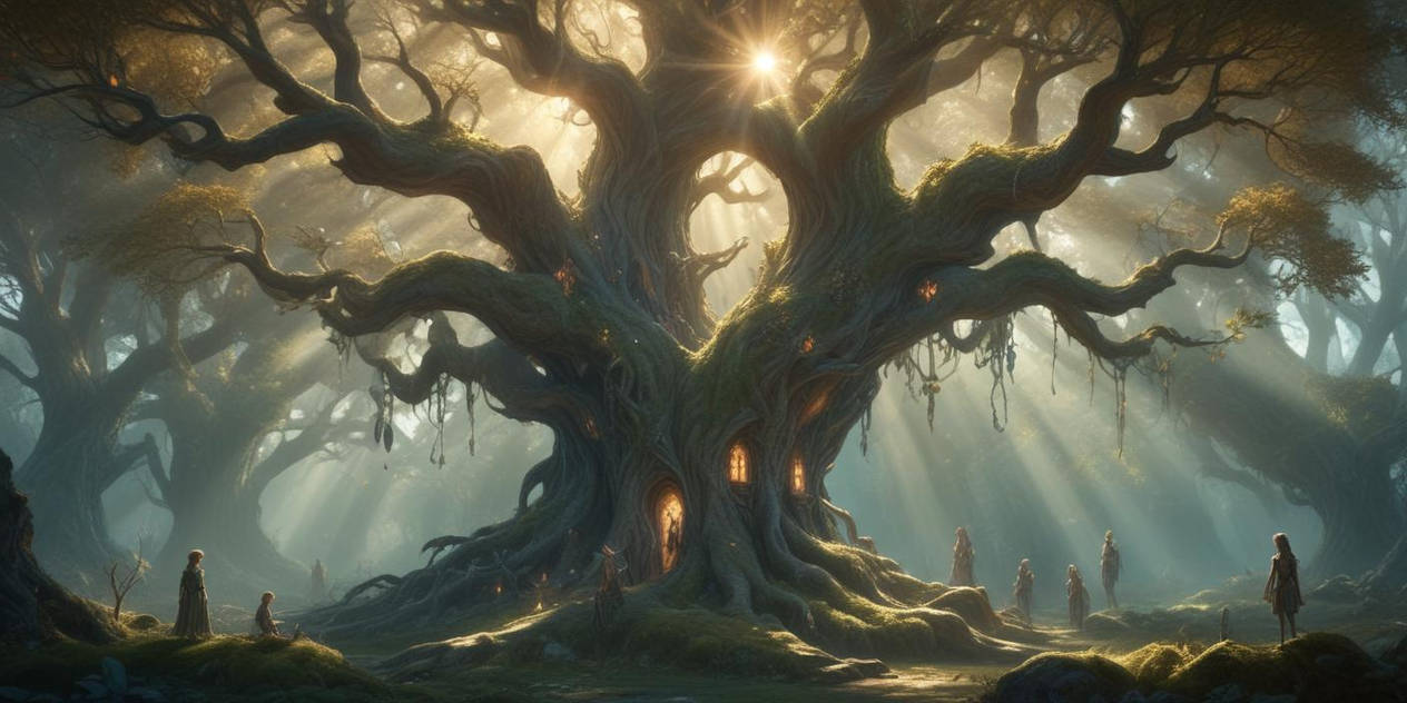 elves tree by krummervogel on DeviantArt