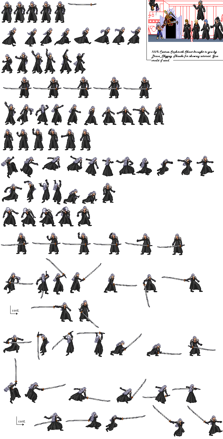 Sephiroth CoM sprites