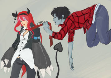 Kayovi and Marshall Lee