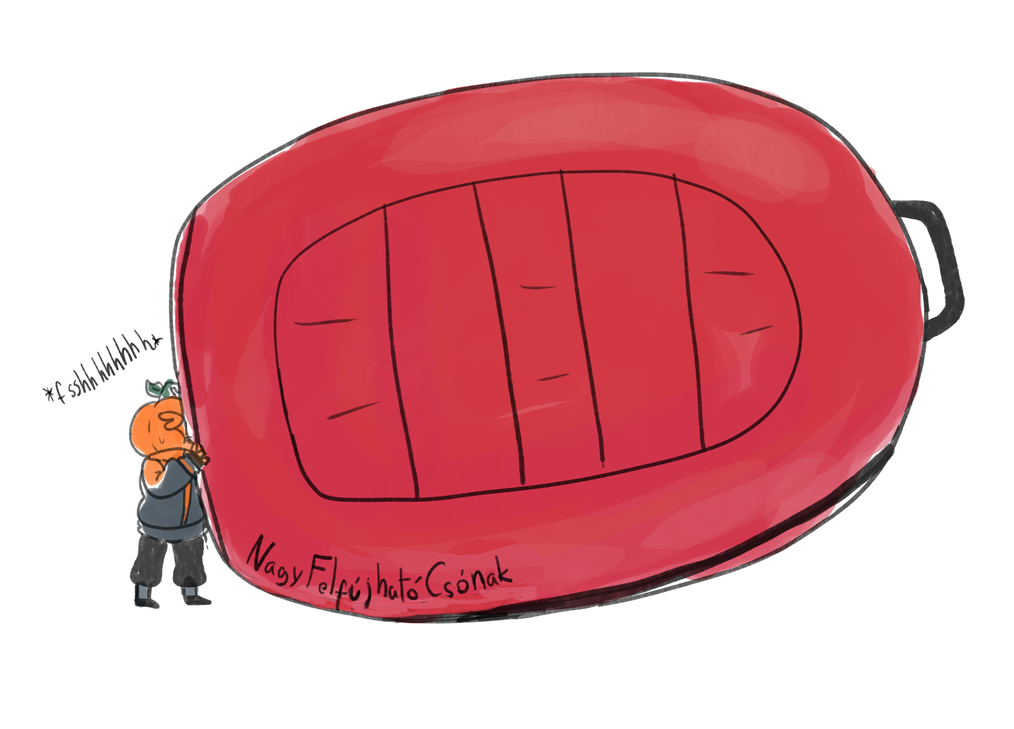Big Inflatable Life Raft by ItsC3llZ on DeviantArt