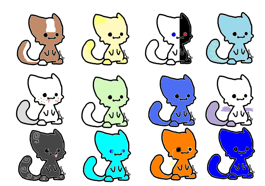 free cat adoptables batch 2 (11/12 open)