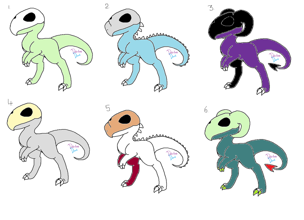 Masked dinos all free batch 1