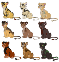 Lion cub adopts -4/9 OPEN-