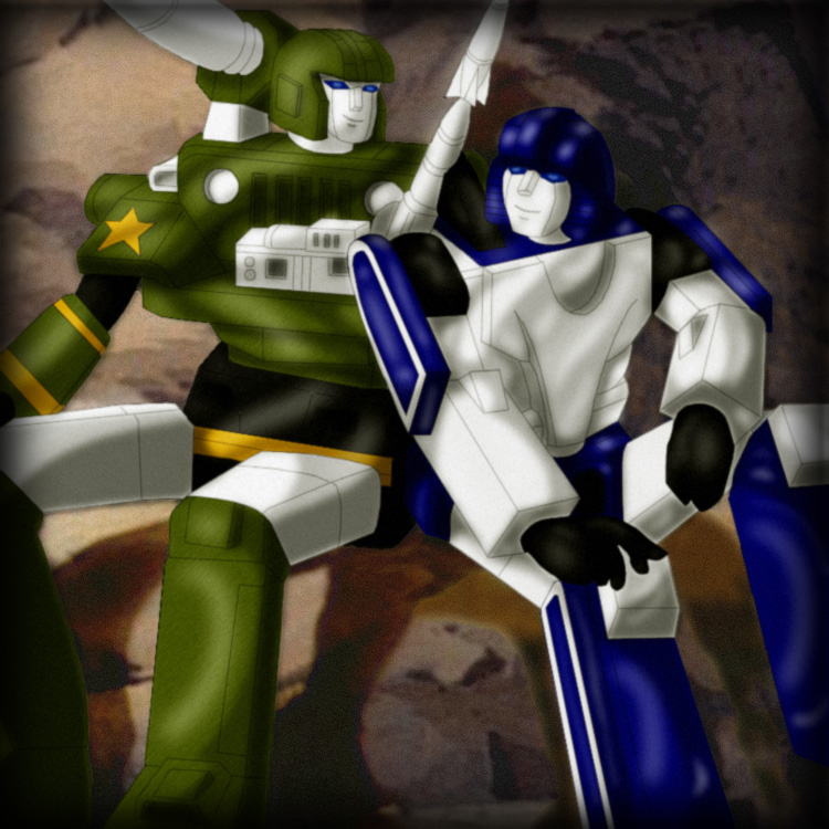Hound and Mirage by NightyIcons