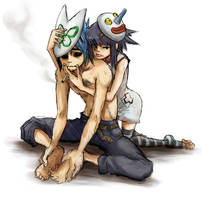 Graffiti of 2D and Noodle