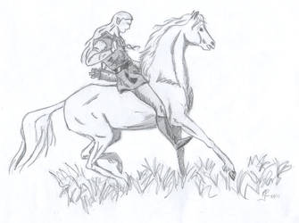Elf on horse