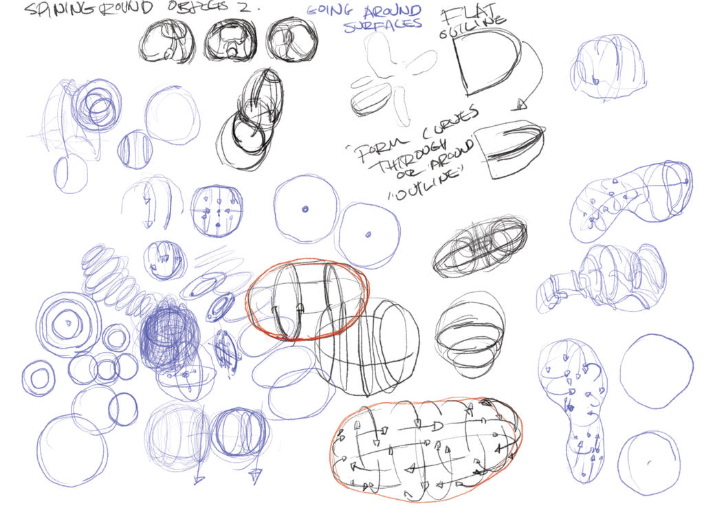 Round Object Obsession Drawing Round Objects2 by toshi13go on DeviantArt