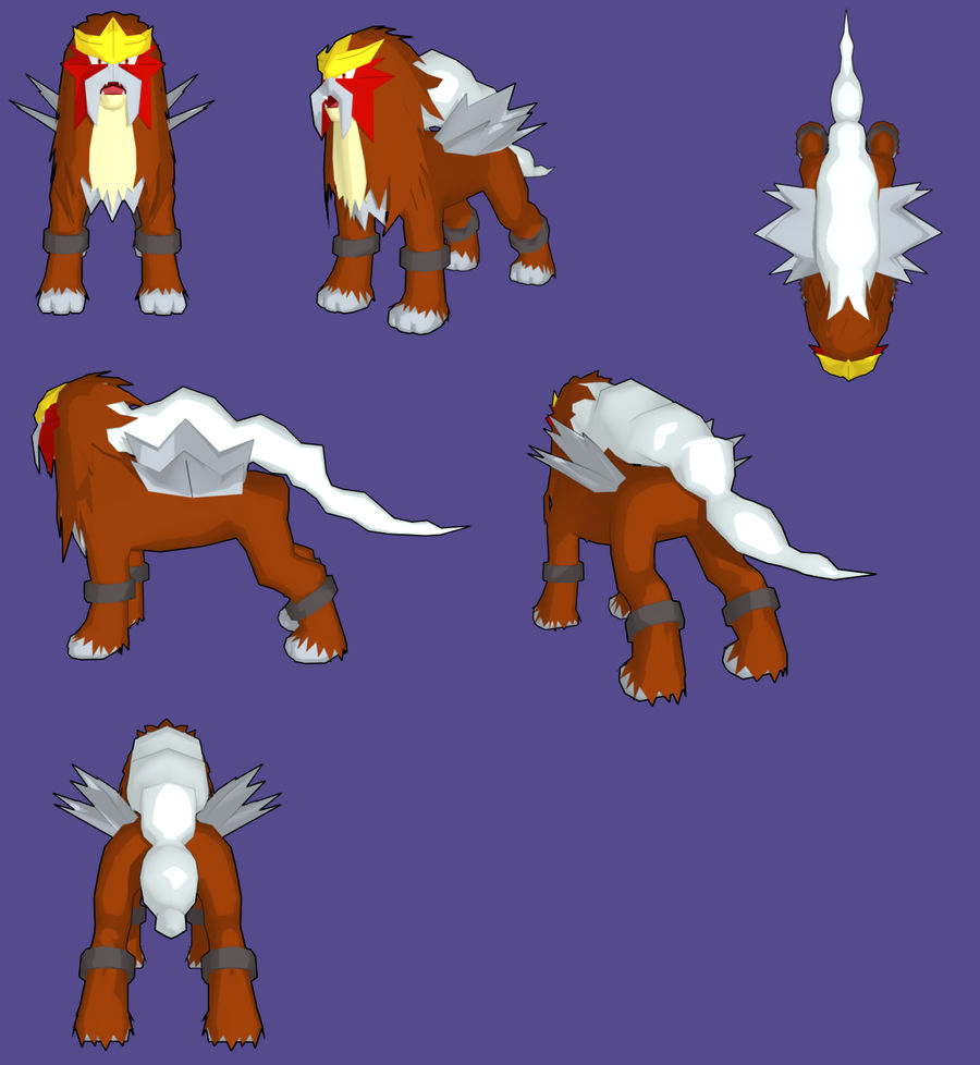 Entei 3d