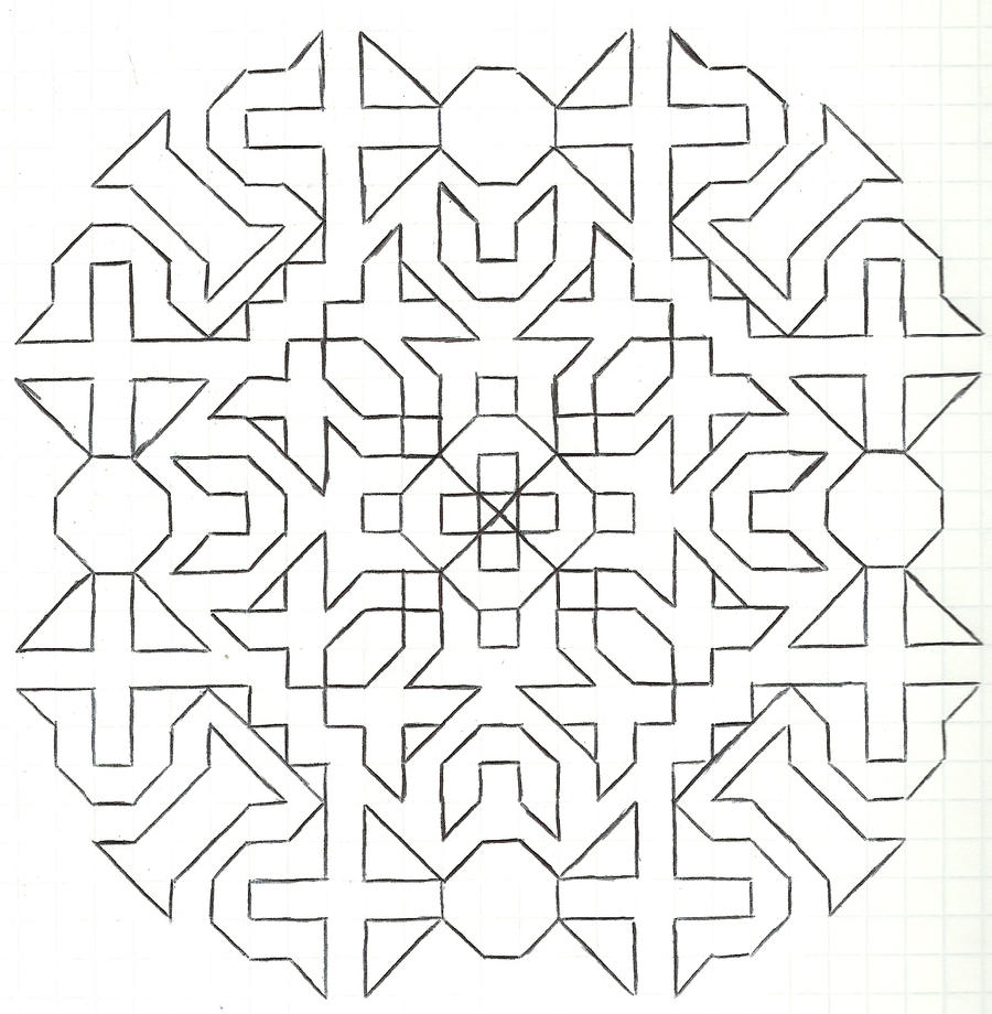 Graph paper art Nov 21st #2 by estabane on DeviantArt