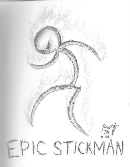 Epic T-Posing Stickman With Gun. by roboeye789 on DeviantArt