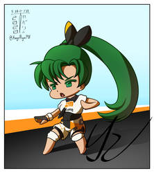 Chibi Lyn in Bea's Outfit