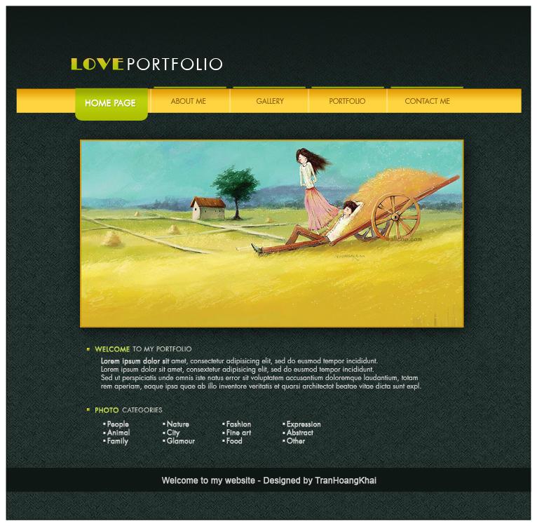 Layout Web by makiemlong007 on DeviantArt