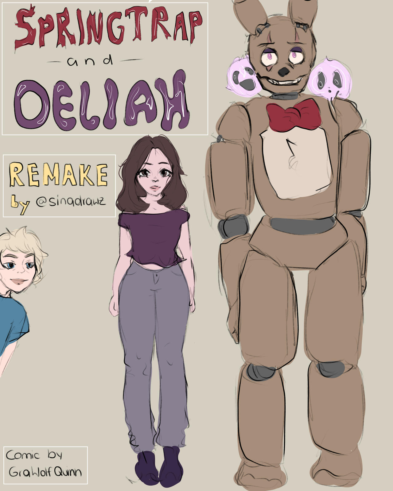 Springtrap and Deliah remake by sinadrawz on DeviantArt