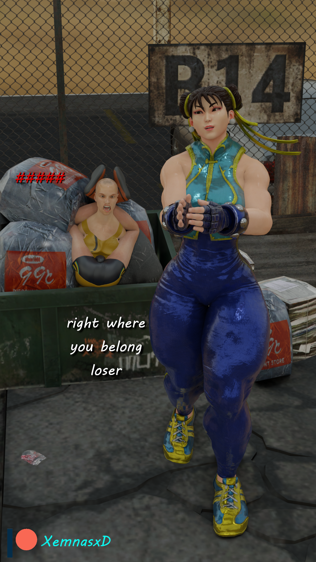 Chun Li Inapropyit Chun Li throw the trash by XeNmAs-Lara on DeviantArt