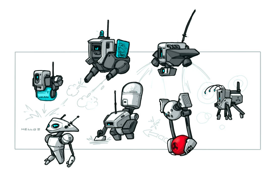 Random Bots by prokhorvlg on DeviantArt