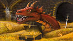 The Awakening of Smaug from The Hobbit by ChuckRondeau