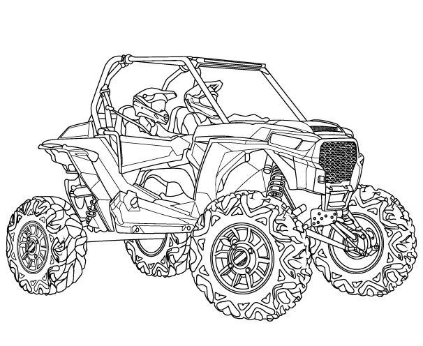 Pro R Rzr Coloring Sheet Rzr outline by LeonCortez82 on DeviantArt