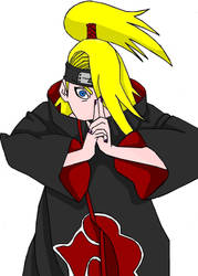 Naruto: Deidara colored