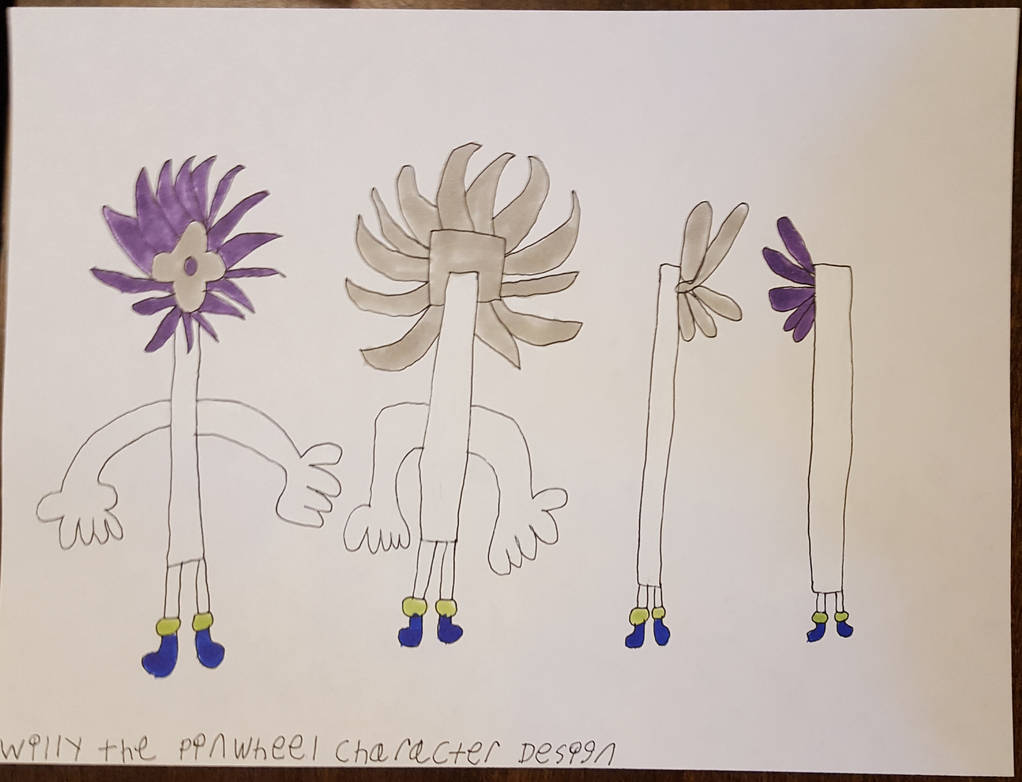 Willy The Pinwheel Character Design by JekyllAndHydeChannel on DeviantArt