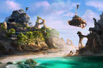 Steampunk Pirate Island