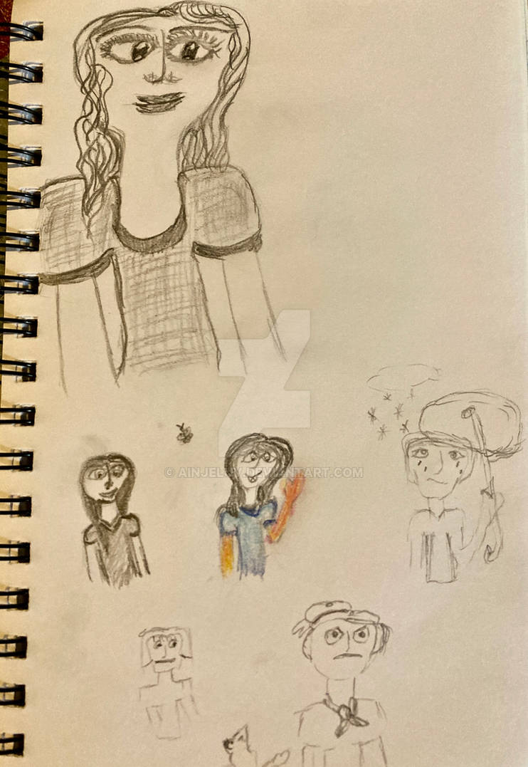 Random people sketches by ainjeluv on DeviantArt