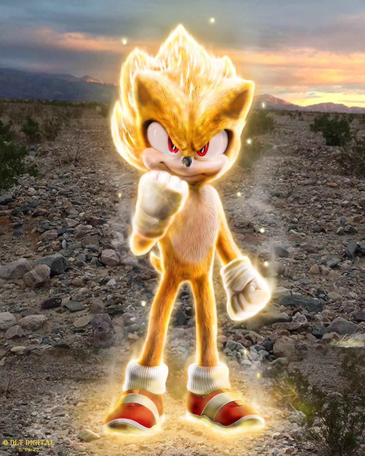Super Sonic (Movie Version)  Blake_Art : r/SonicTheHedgehog