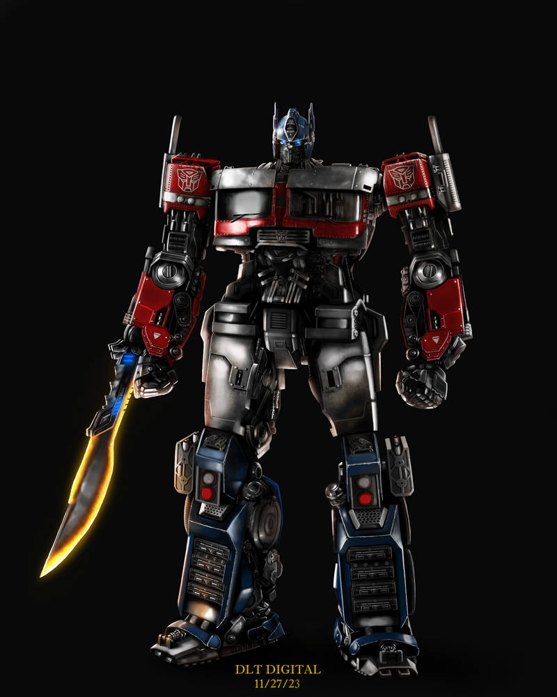 Optimus Prime Black Background by DLT2020 on DeviantArt