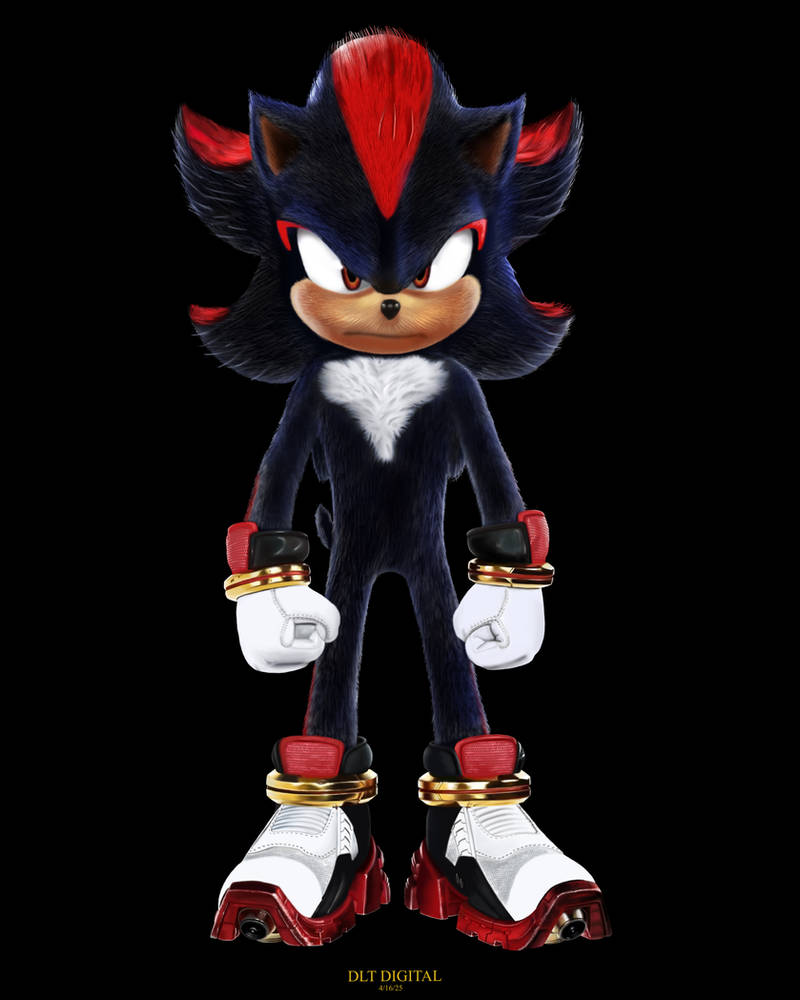 Toonsite Shadow Shadow The Hedgehog Digital Painting by DLT2020 on DeviantArt