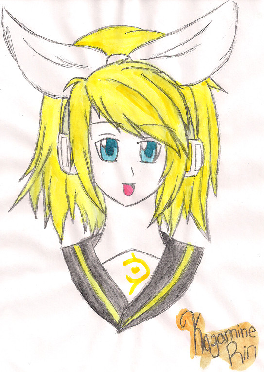 Kagamine Rin Paint by TEN-Yu on DeviantArt