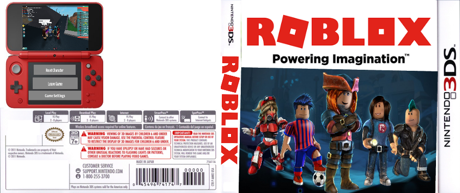 Roblox For 3ds By Mineluke On Deviantart - can you play roblox on nintendo 3ds