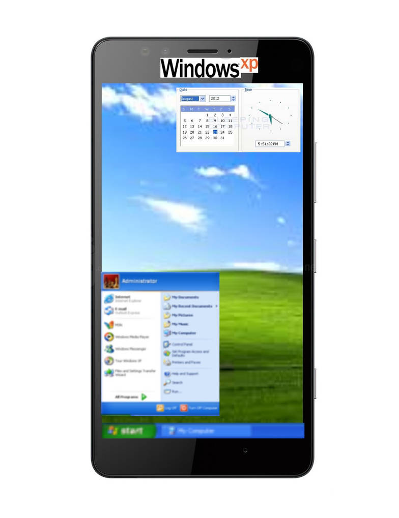 Windows XP Phone by Mineluke on DeviantArt