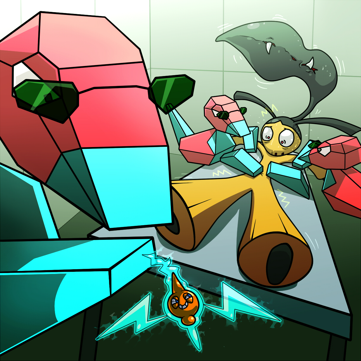 Pokemon in the Matrix Interrogation Part 1 by JoshArtisticGenius on ...