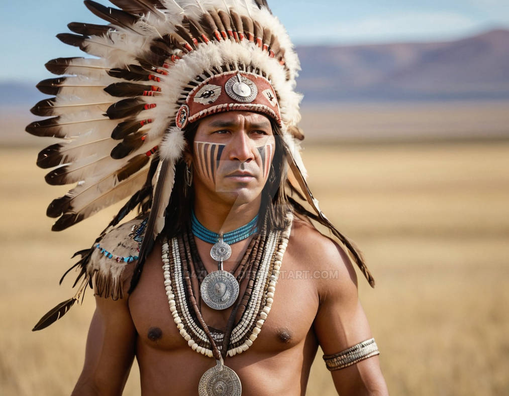 Native American (Red Indian) Chief by d4zlia36 on DeviantArt
