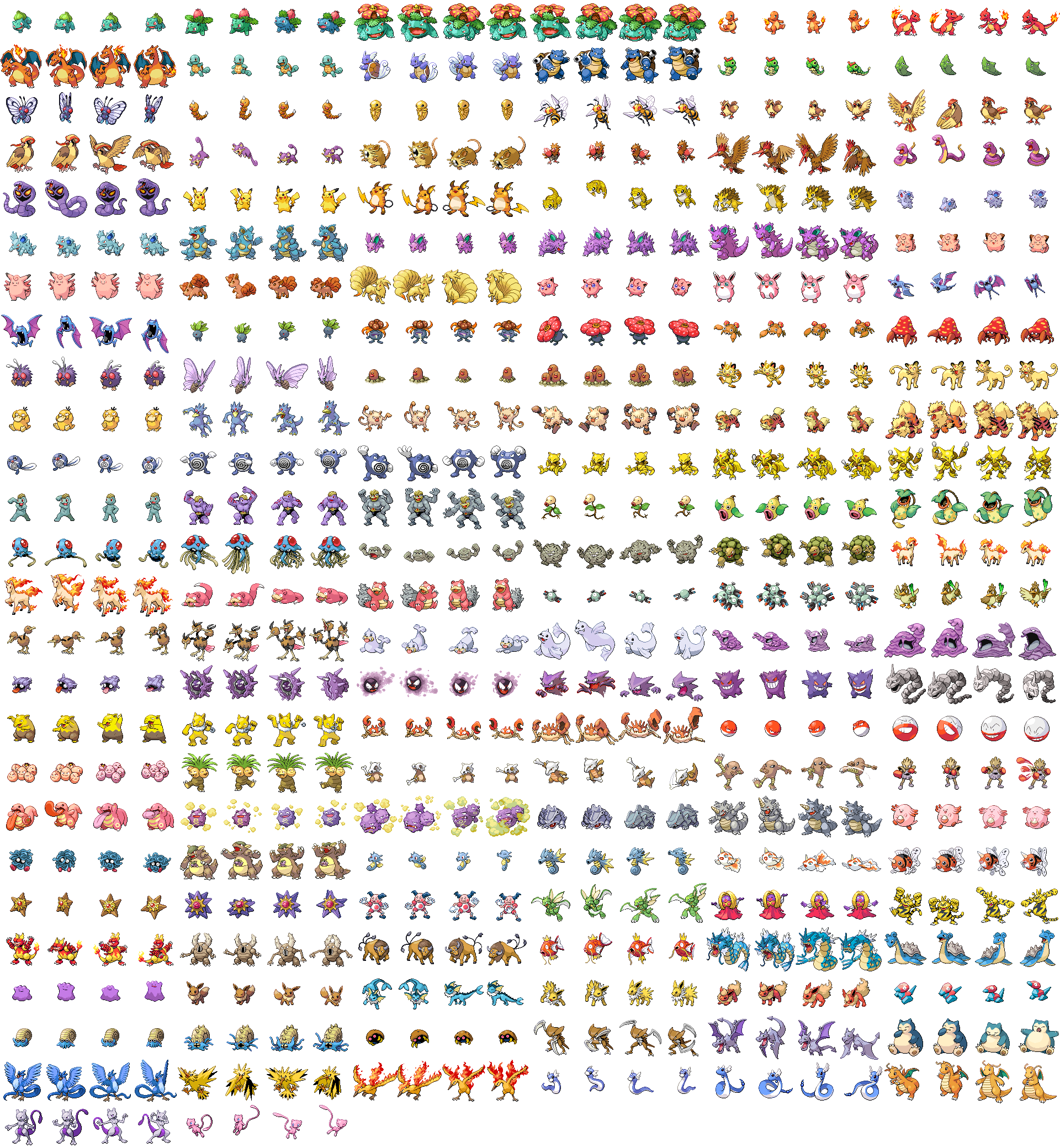 POKEMON RED DPP BACK SPRITE by PKMNTrainerRick on DeviantArt