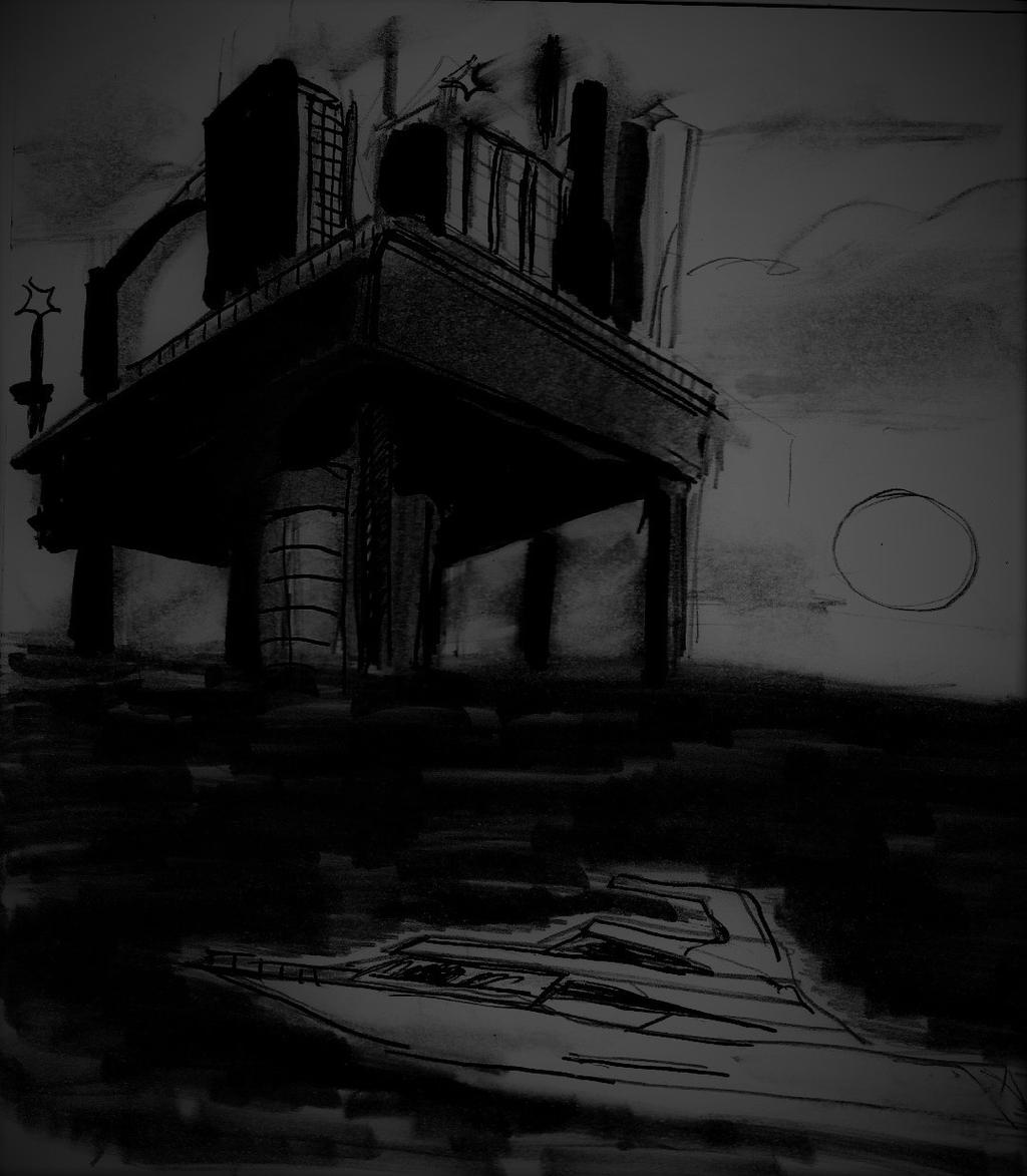 Abandoned Oil rig. by wascl on DeviantArt