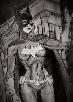 Bat-girl[pencil sketch]