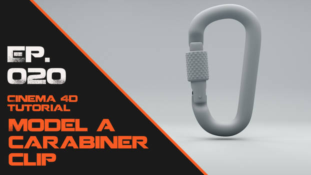 Cinema 4D Tutorial - Model a Carabiner Clip