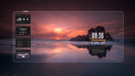 EPICURUS SUITE  (Resizable) for RAINMETER by adni18