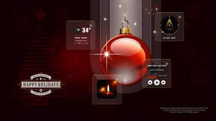 CHRISTMAS Suite for Rainmeter by adni18