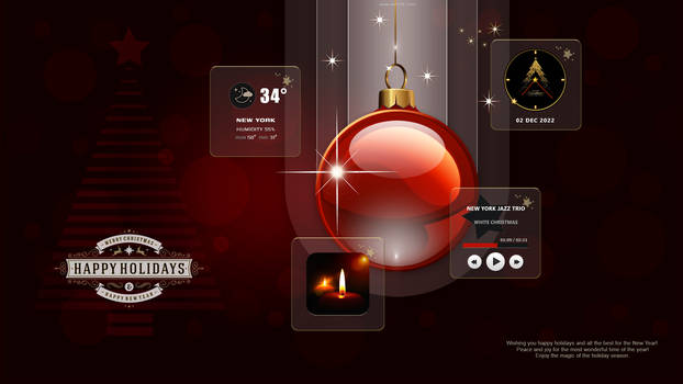 CHRISTMAS Suite for Rainmeter