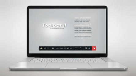 Toolbar II - (A Rainmeter Suite) by adni18